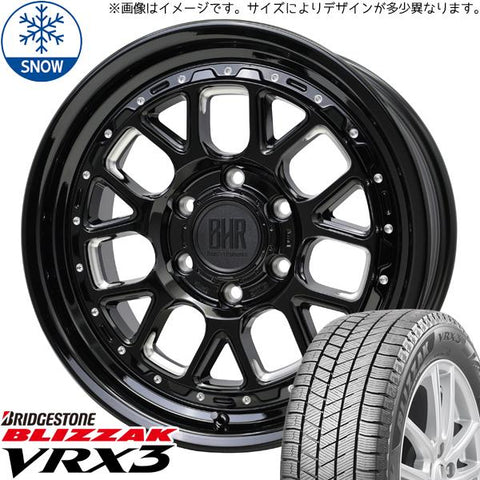 265/65R18 スタッドレスタイヤホイールセット ランクル250 etc (BRIDGESTONE BLIZZAK VRX3 & BARKLEY HARDROCK HURON 6穴 139.7)