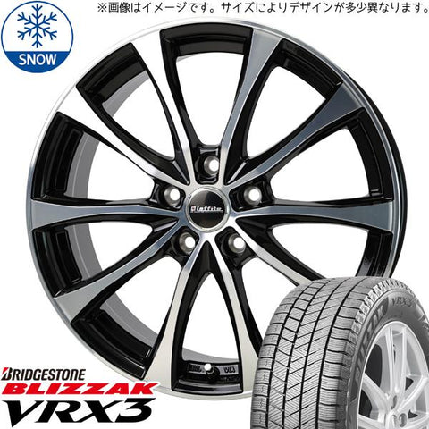 225/60R17 スタッドレスタイヤホイールセット レクサスLBX etc (BRIDGESTONE BLIZZAK VRX3 & Laffite LE07 5穴 114.3)