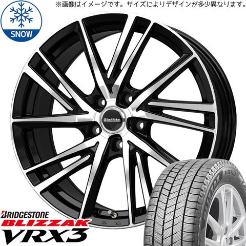 225/55R18 スタッドレスタイヤホイールセット レクサスLBX etc (BRIDGESTONE BLIZZAK VRX3 & Laffite LW06 5穴 114.3)