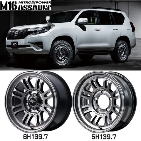 215/65R16 スタッドレスタイヤホイールセット ハイエース (YOKOHAMA iceGUARD7 & NITROPOWER M16 ASSAULT 6穴 139.7)