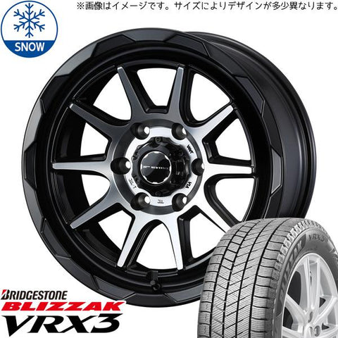 165/55R14 スタッドレスタイヤホイールセット ムーブ etc (BRIDGESTONE VRX3 & MUDVANCE06 4穴 100)