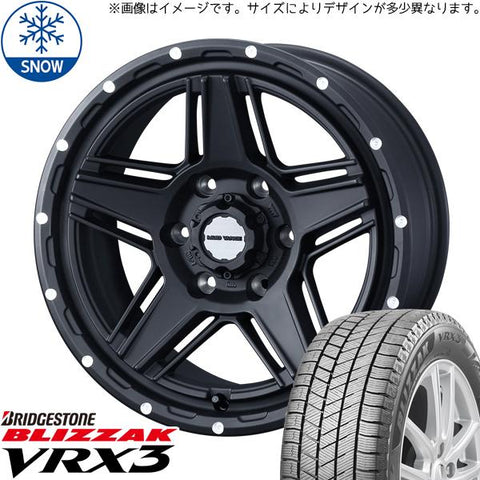 165/55R14 スタッドレスタイヤホイールセット ムーブ etc (BRIDGESTONE VRX3 & MUDVANCE07 4穴 100)