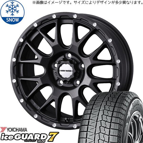 165/55R14 スタッドレスタイヤホイールセット ムーブ etc (YOKOHAMA iceGUARD7 & MUDVANCE08 4穴 100)