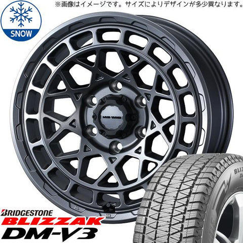 225/60R18 スタッドレスタイヤホイールセット クラウンクロスオーバー etc (BRIDGESTONE BLIZZAK DM-V3 & MUDVANCEX TypeM 5穴 114.3)