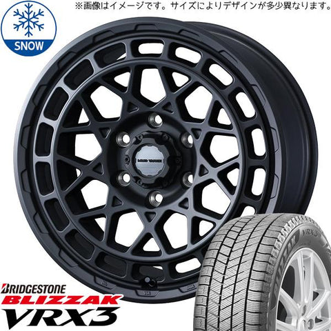 225/60R18 スタッドレスタイヤホイールセット クラウンクロスオーバー etc (BRIDGESTONE BLIZZAK VRX3 & MUDVANCEX TypeM 5穴 114.3)