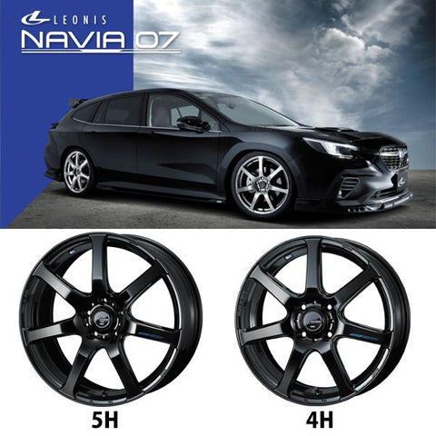 225/65R17 スタッドレスタイヤホイールセット CR-V etc (YOKOHAMA iceGUARD7 & LEONIS NAVIA07 5穴 114.3)