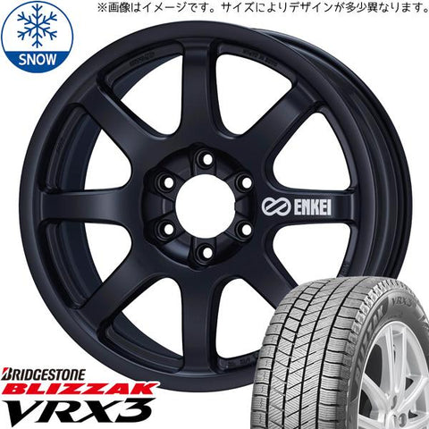 265/65R18 スタッドレスタイヤホイールセット ランクル250 etc (BRIDGESTONE BLIZZAK VRX3 & ENKEI PDT01 6穴 139.7)