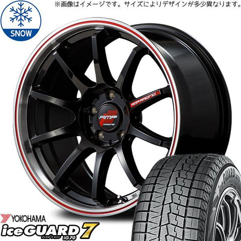 165/50R15 スタッドレスタイヤホイールセット 軽自動車 (YOKOHAMA iceGUARD7 & RMPRacing R10 4穴 100)