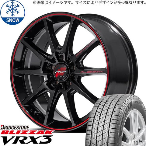 215/65R16 スタッドレスタイヤホイールセット ハイエース (BRIDGESTONE VRX3 & RMPRacing R25 6穴 139.7)