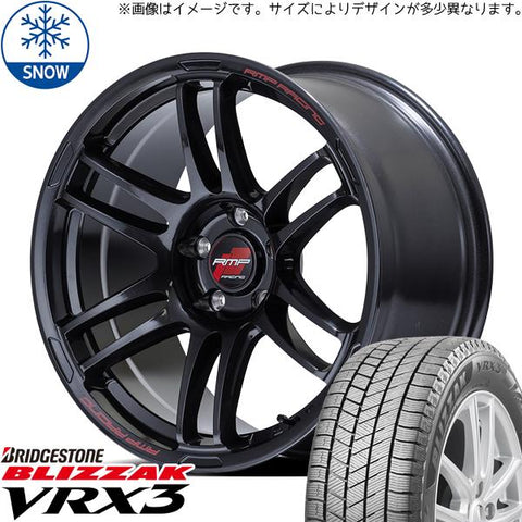 165/50R15 スタッドレスタイヤホイールセット ムーブ etc (BRIDGESTONE VRX3 & RMPRacing R26 4穴 100)