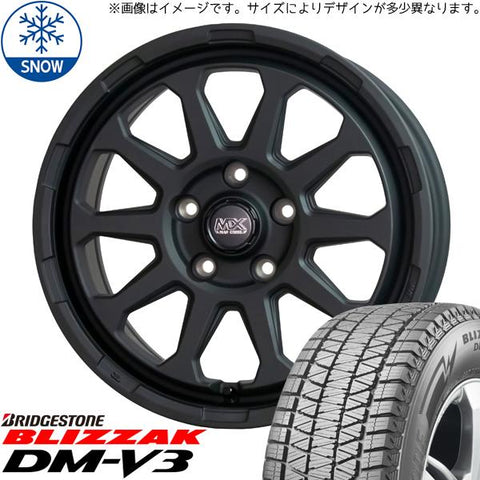 215/70R16 スタッドレスタイヤホイールセット ジムニー JB64 JB23 etc (BRIDGESTONE DM-V3 & MADCROSS RANGER 5穴 139.7)