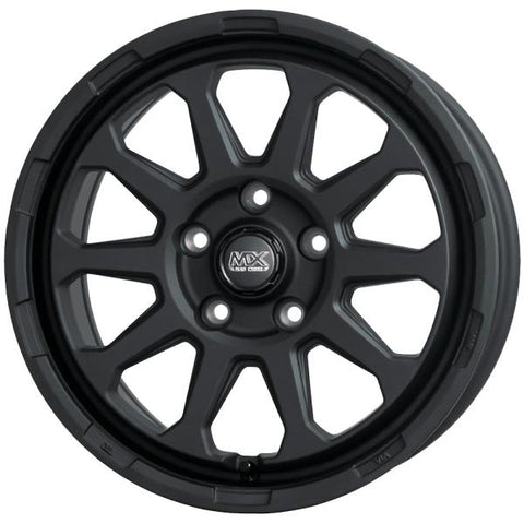 195/65R16 スタッドレスタイヤホイールセット パジェロミニ etc (BRIDGESTONE VRX3 & MADCROSS RANGER 5穴 114.3)