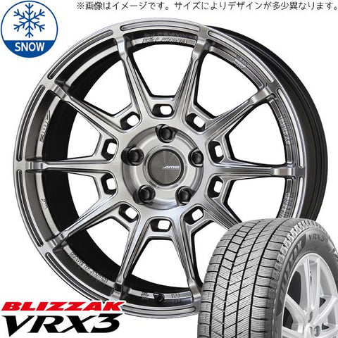 225/45R18 スタッドレスタイヤホイールセット カムリ etc (BRIDGESTONE VRX3 & GALERNA REFINO 5穴 114.3)