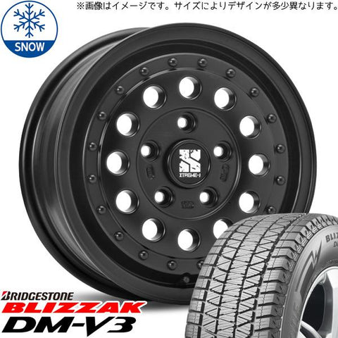 215/70R16 スタッドレスタイヤホイールセット フォレスター etc (BRIDGESTONE DM-V3 & XTREME-J RUGGED 5穴 100)