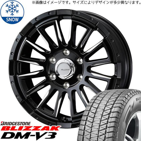 215/70R16 スタッドレスタイヤホイールセット ハイエース (BRIDGESTONE DM-V3 & McCOYS RV5 6穴 139.7)