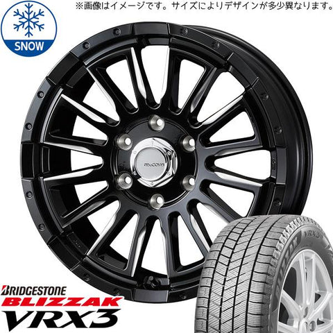 215/65R16 スタッドレスタイヤホイールセット ハイエース (BRIDGESTONE VRX3 & McCOYS RV5 6穴 139.7)