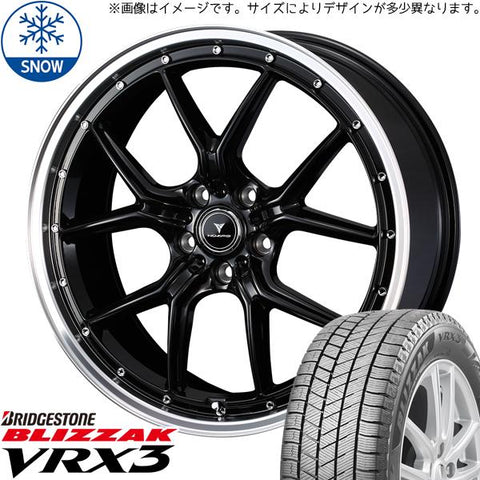 165/50R15 スタッドレスタイヤホイールセット ムーブ etc (BRIDGESTONE VRX3 & NOVARIS ASSETE S1 4穴 100)