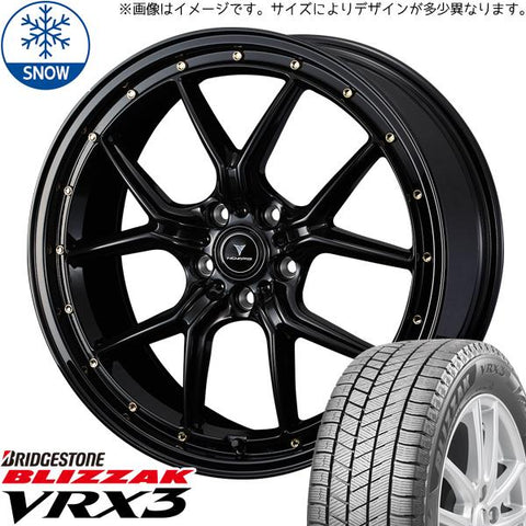 165/50R15 スタッドレスタイヤホイールセット ムーブ etc (BRIDGESTONE VRX3 & NOVARIS ASSETE S1 4穴 100)