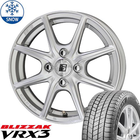 165/55R14 スタッドレスタイヤホイールセット ムーブ etc (BRIDGESTONE VRX3 & SEINSS 4穴 100)