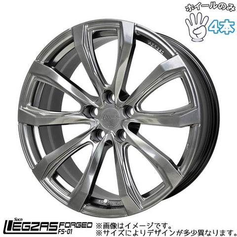 18インチ アルミホイール 5穴 120 鍛造 レグザス FS01 7.5J +40 アルファード ヴェルファイア 4本セット