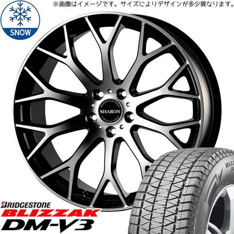 225/60R18 スタッドレスタイヤホイールセット RAV4 etc (BRIDGESTONE BLIZZAK DM-V3 & SHARON 5穴 114.3)