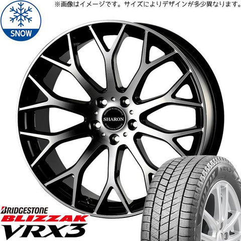 215/45R18 スタッドレスタイヤホイールセット ヴォクシー etc (BRIDGESTONE VRX3 & VENERDI SHARON 5穴 114.3)