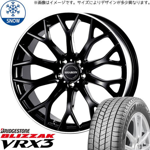 215/45R18 スタッドレスタイヤホイールセット プリウス etc (BRIDGESTONE VRX3 & VENERDI SHARON 5穴 114.3)