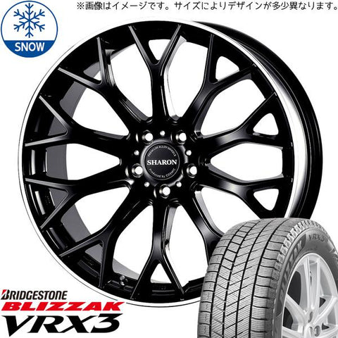 215/45R18 スタッドレスタイヤホイールセット ステップワゴン etc (BRIDGESTONE BLIZZAK VRX3 & SHARON 5穴 114.3)