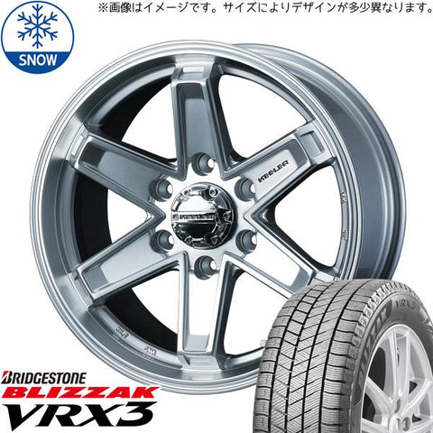 205/70R15 スタッドレスタイヤホイールセット ジムニーシエラ JB74 (BRIDGESTONE VRX3 & KEELERTACTICS 5穴 139.7)