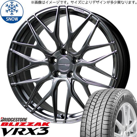 235/55R20 スタッドレスタイヤホイールセット レクサスRX etc (BRIDGESTONE BLIZZAK VRX3 & TRAFFICSTAR TSF-01 5穴 114.3)