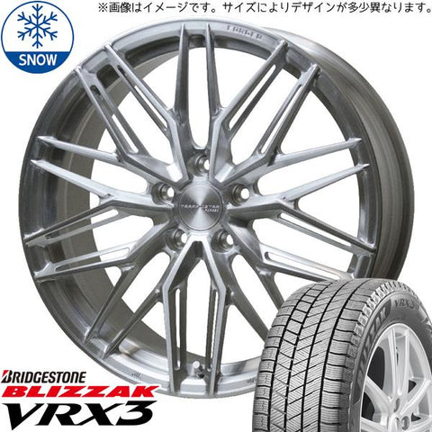 245/45R19 スタッドレスタイヤホイールセット レクサスLBX etc (BRIDGESTONE BLIZZAK VRX3 & TRAFFICSTAR TSF-03 5穴 114.3)