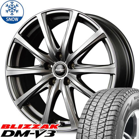 215/70R16 スタッドレスタイヤホイールセット フォレスター etc (BRIDGESTONE DM-V3 & EUROSPEED V25 5穴 100)