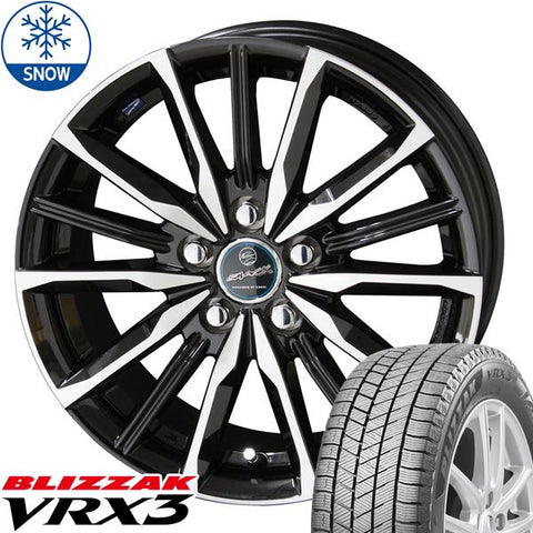 225/70R16 スタッドレスタイヤホイールセット XV アウトバック etc (BRIDGESTONE VRX3 & SMACK VALKYRIE 5穴 100)