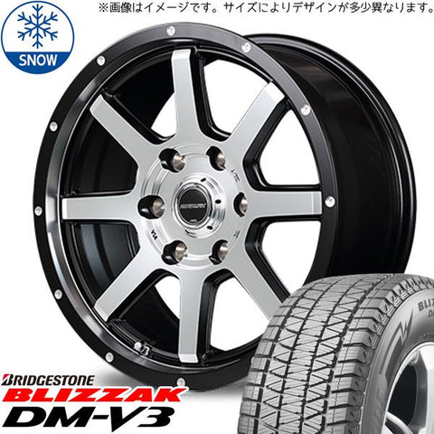 175/80R16 スタッドレスタイヤホイールセット ジムニー JB64 JB23 etc (BRIDGESTONE DM-V3 & ROADMAX WF8 5穴 139.7)