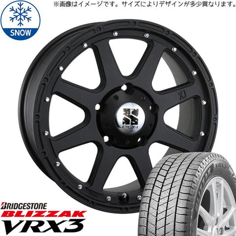 165/65R14 スタッドレスタイヤホイールセット デリカミニ etc (BRIDGESTONE VRX3 & XTREME-J 4穴 100)