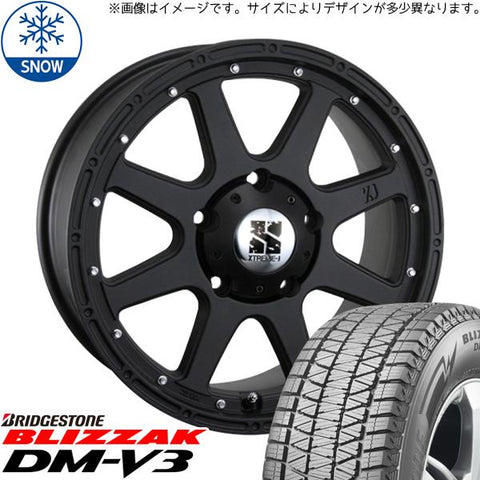 175/80R16 スタッドレスタイヤホイールセット ジムニー JB64 JB23 etc (BRIDGESTONE DM-V3 & XTREME-J 5穴 139.7)