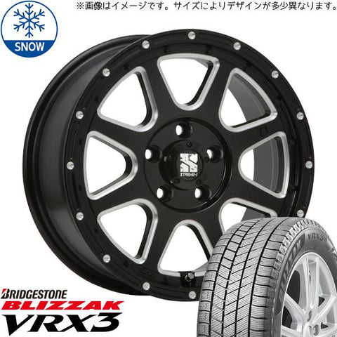 215/70R16 スタッドレスタイヤホイールセット ジムニー JB64 JB23 etc (BRIDGESTONE VRX3 & XTREME-J 5穴 139.7)