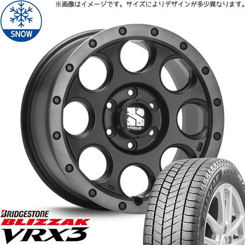 215/70R16 スタッドレスタイヤホイールセット ジムニーシエラ JB74 (BRIDGESTONE VRX3 & XTREME-J XJ03 5穴 139.7)