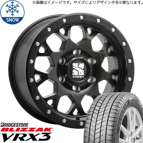 165/55R14 スタッドレスタイヤホイールセット ムーブ etc (BRIDGESTONE VRX3 & XTREME-J XJ04 4穴 100)