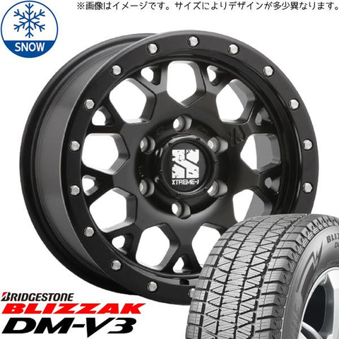 215/70R16 スタッドレスタイヤホイールセット ジムニーシエラ JB74 (BRIDGESTONE DM-V3 & XTREME-J XJ04 5穴 139.7)