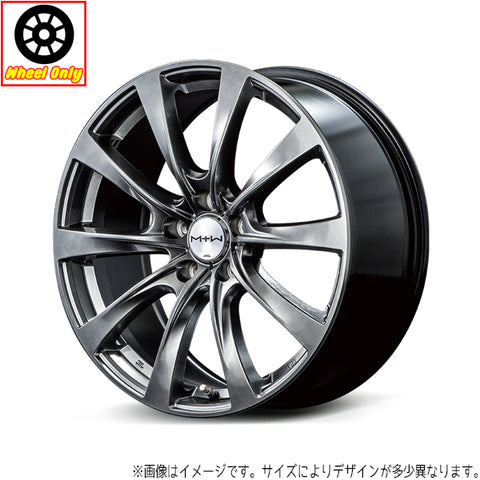 18インチ アルミホイール 5穴 114.3 TW010 8J +33 テスラ モデル3 モデルY 4本セット