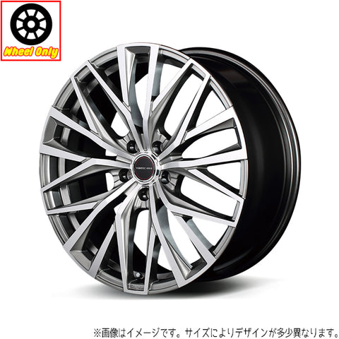 18インチ アルミホイール 5穴 114.3 ヴァーテックワン アルバトロス 8J +42 CX60 CX8 MAZDA6 1本